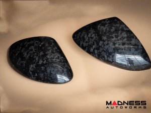 Alfa Romeo Stelvio Mirror Covers - Carbon Fiber - Caps - Feroce Carbon - Forged Carbon
